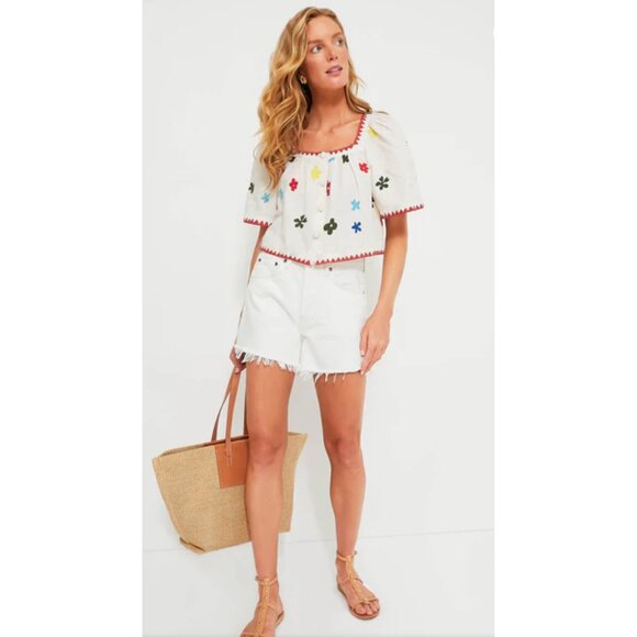 Tuckernuck Rhodes Macadamia Bahia Bloom Gabriel Top - Picture 3 of 13